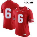 Youth NCAA Ohio State Buckeyes Brian Snead #6 College Stitched No Name Authentic Nike Red Football Jersey JE20D34GL